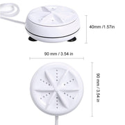 2 in 1 Portable Mini Ultrasonic Washing Machine